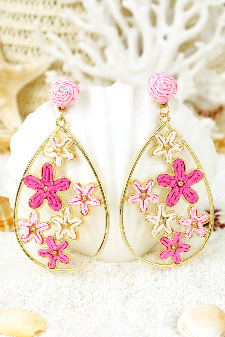 Marley Plaited Plated Waterdrop Earrings