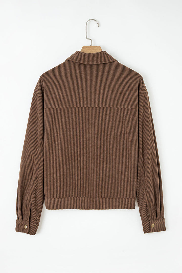 Catherine Lapel Collar Corduroy Jacket