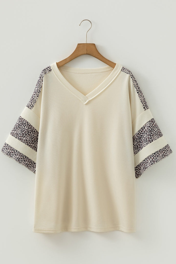 Mariana Patchwork Half Sleeve PLUS Top