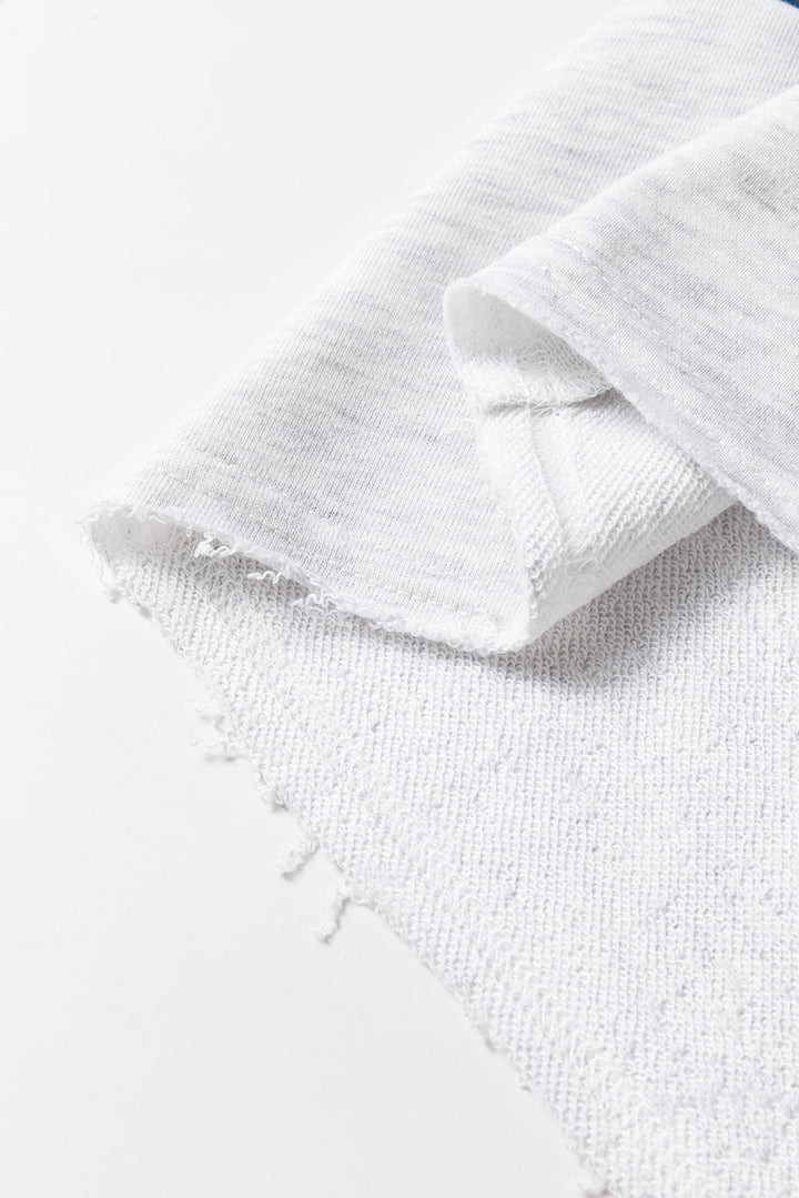 Melissa Sleeve Raw Seamed Sweatshirt