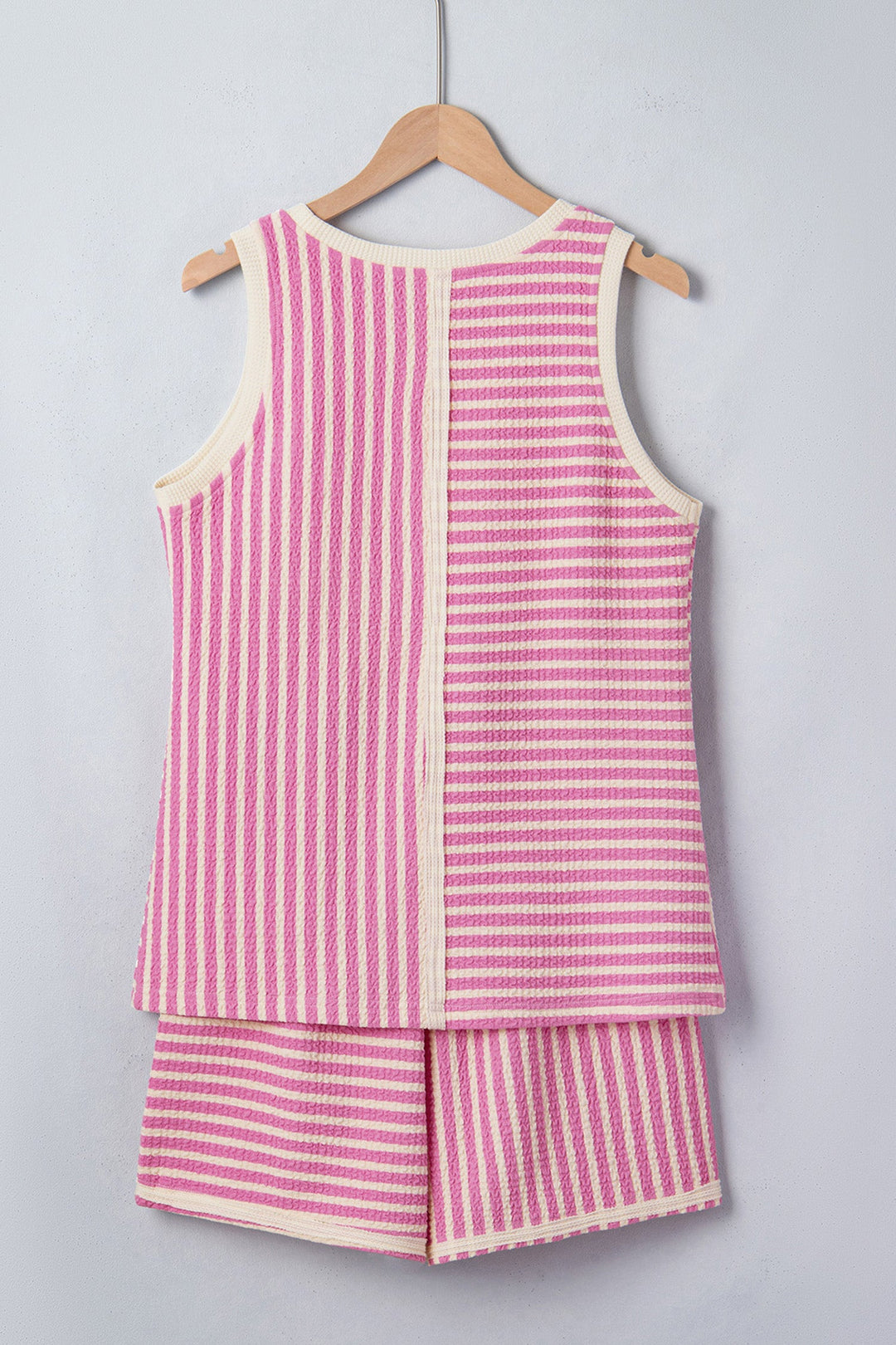 Nala Contrast Trim Casual Tank Set