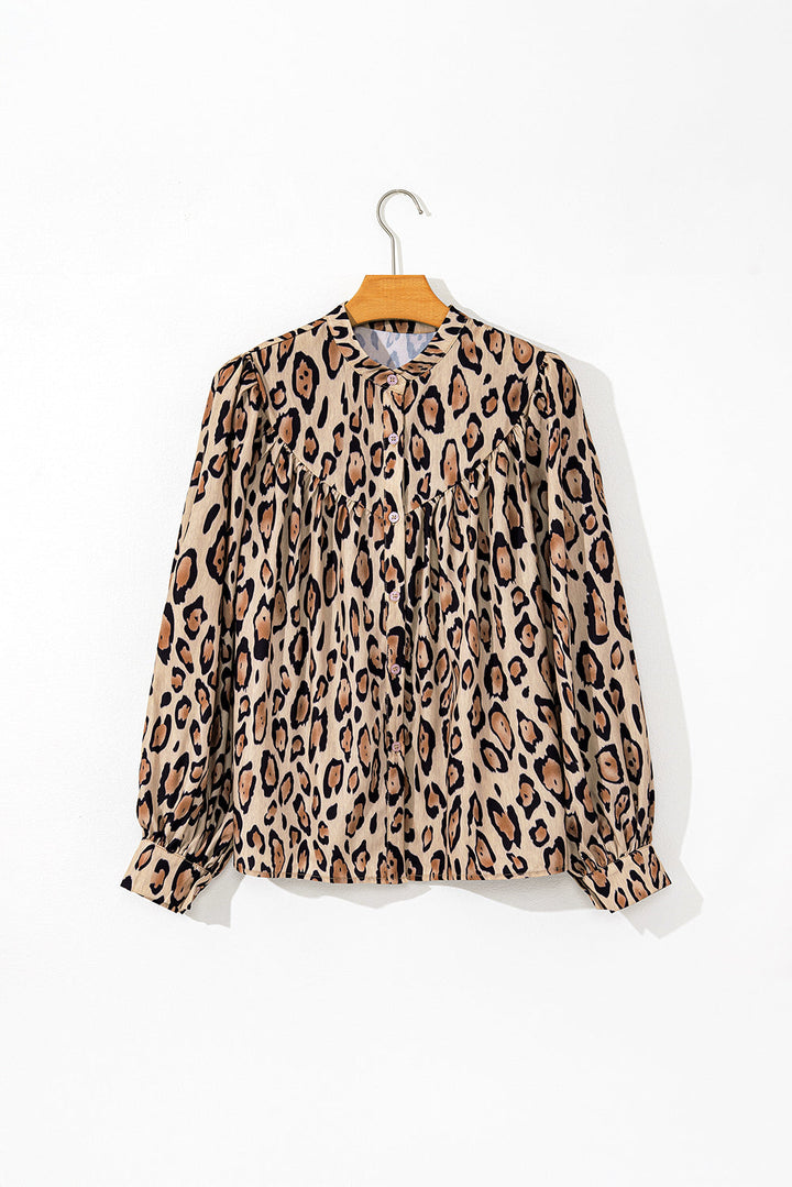 Alaiya Balloon Sleeve Casual Shirt