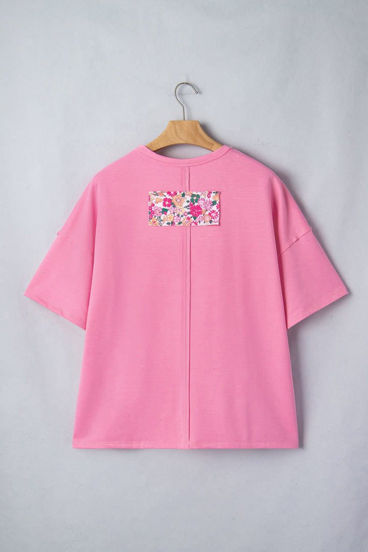 Adriana Big Flower Oversize Tee