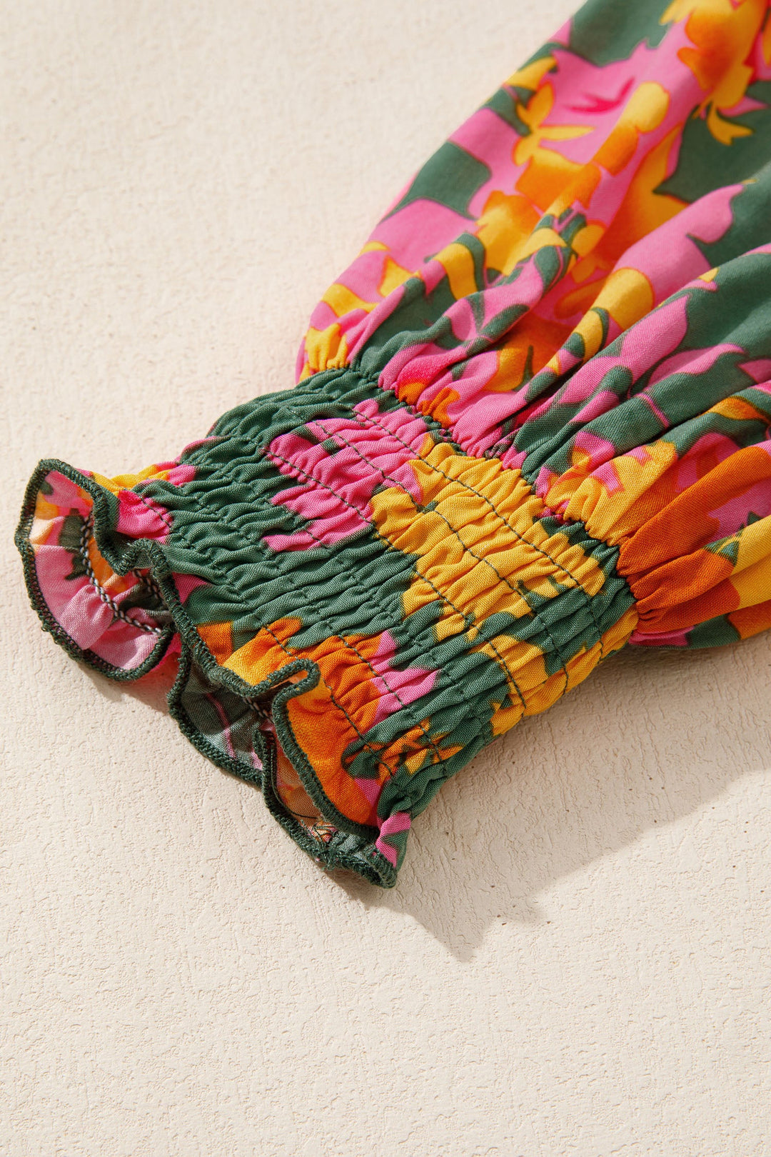 Anna Smocked Ruffled Mini Dress