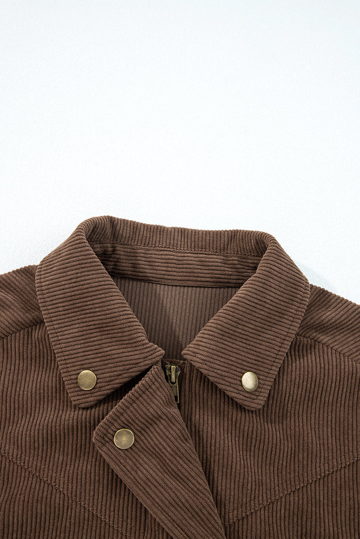 Catherine Lapel Collar Corduroy Jacket