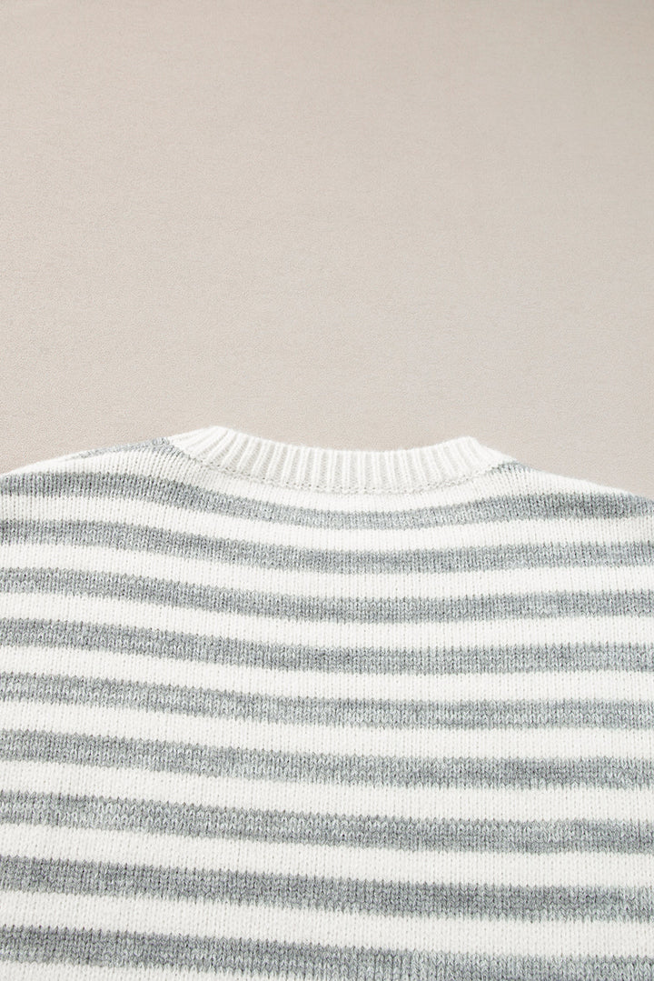 Dylan Stripe Drop Shoulder Sweater