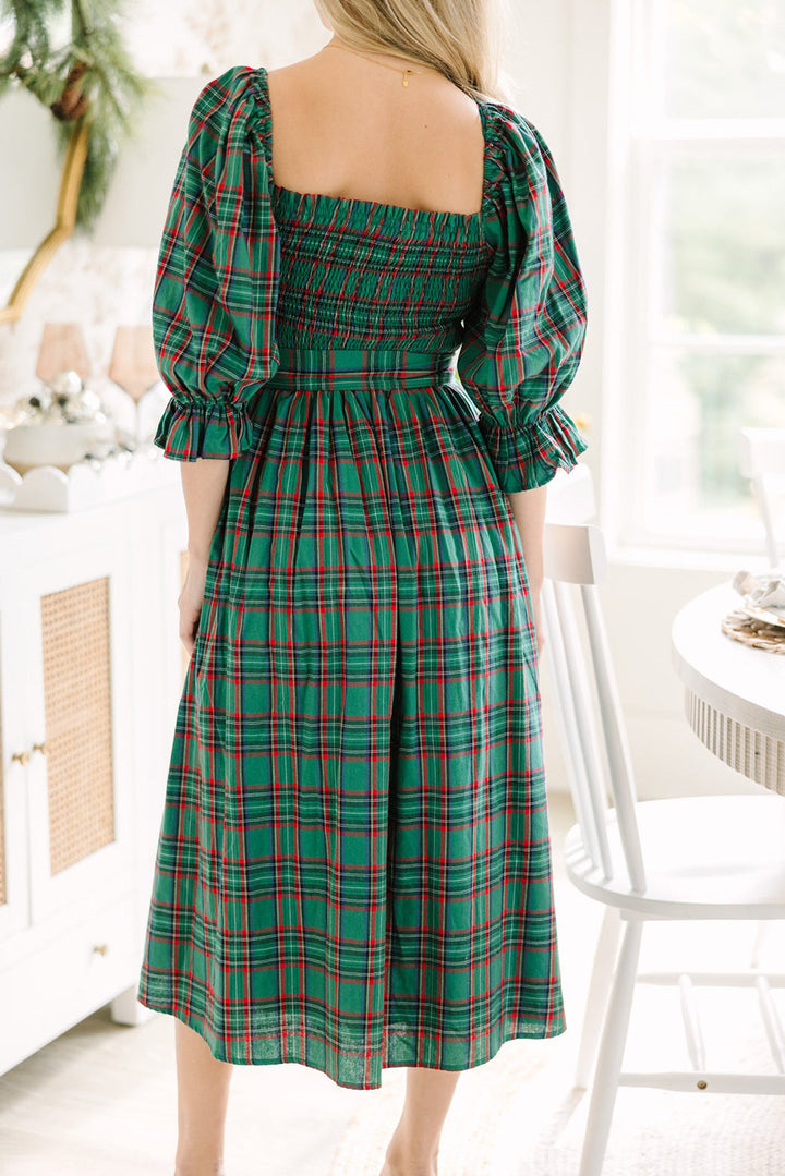 Scarlett Waist Flared Midi Dress
