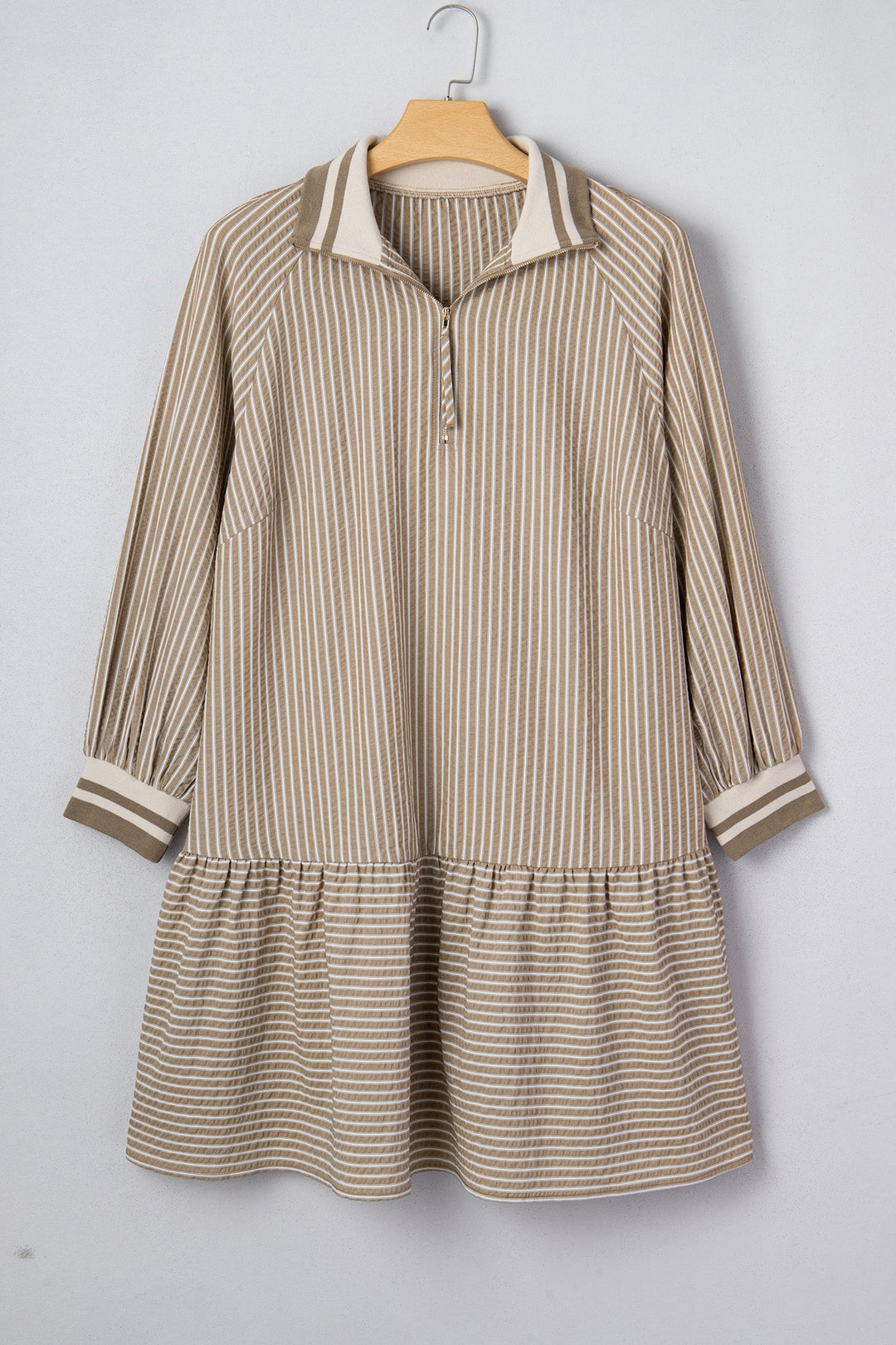 Noor Sleeve Ruffled Mini PLUS Dress
