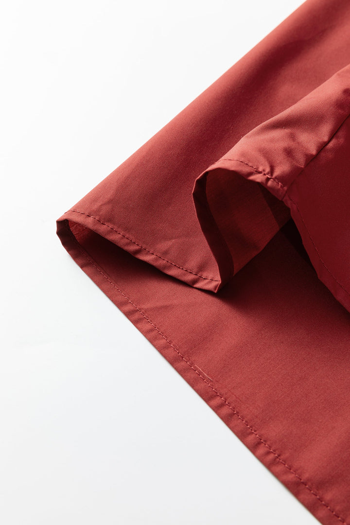 Andie Trim Flutter Sleeve Blouse