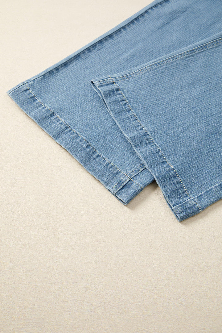 Adelyn Textured Wide Leg PLUS Jeans