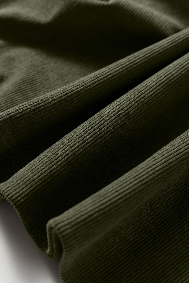 Michelle Pleated Corduroy Mini Dress