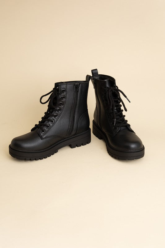 Epsom Lace-Up Combat Boots
