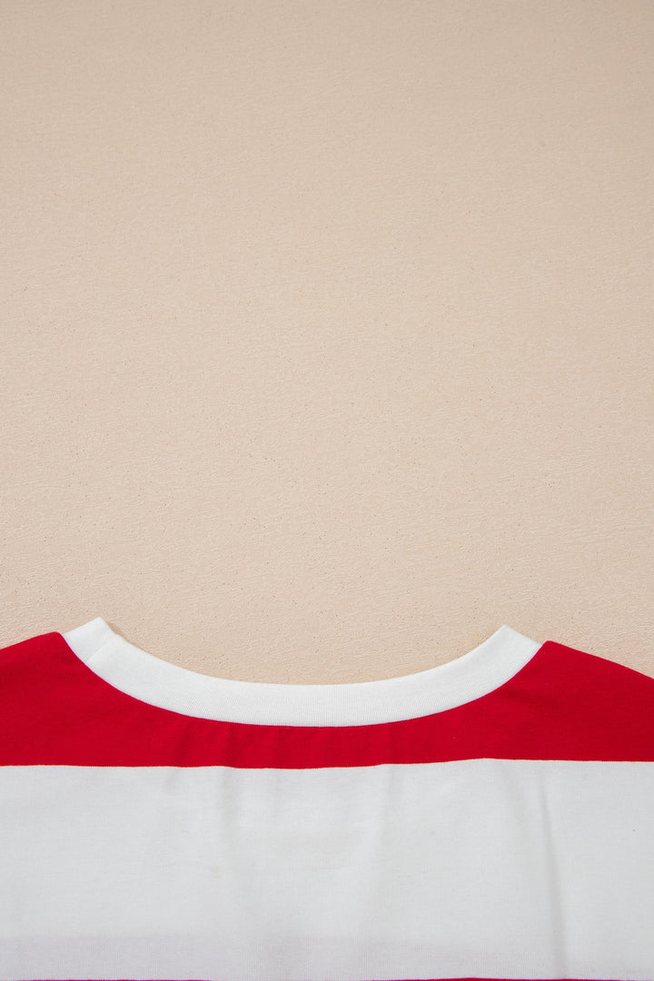 Tiana Block Oversize Tunic Tee