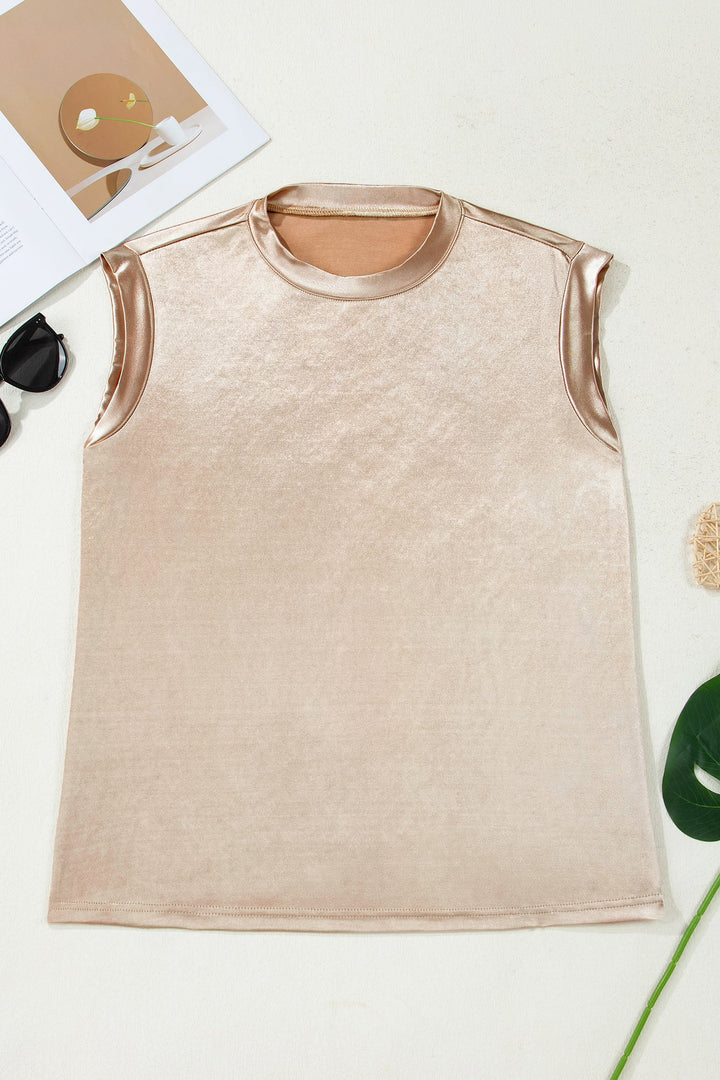 Alicia Metallic Tank Top