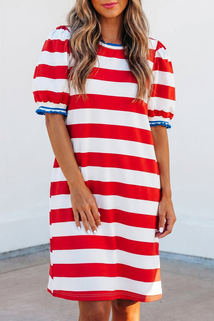 Miriam Sleeve Shift Mini Dress