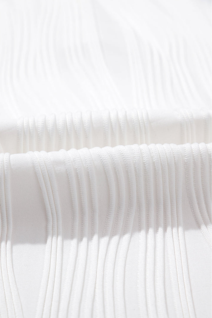 Raina Wavy Textured Tee