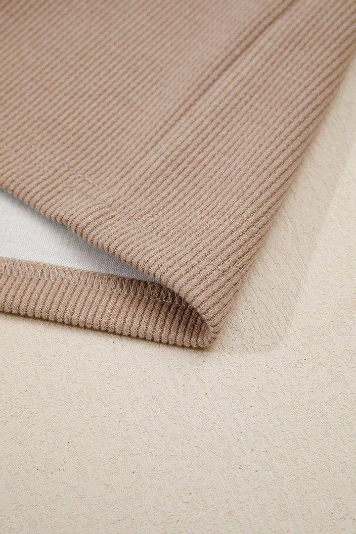 Elodie Textured Drawstring Baggy Hoodie