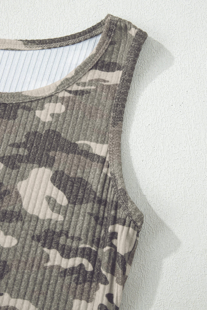 Wrenley Ribbed Knit Tank Top