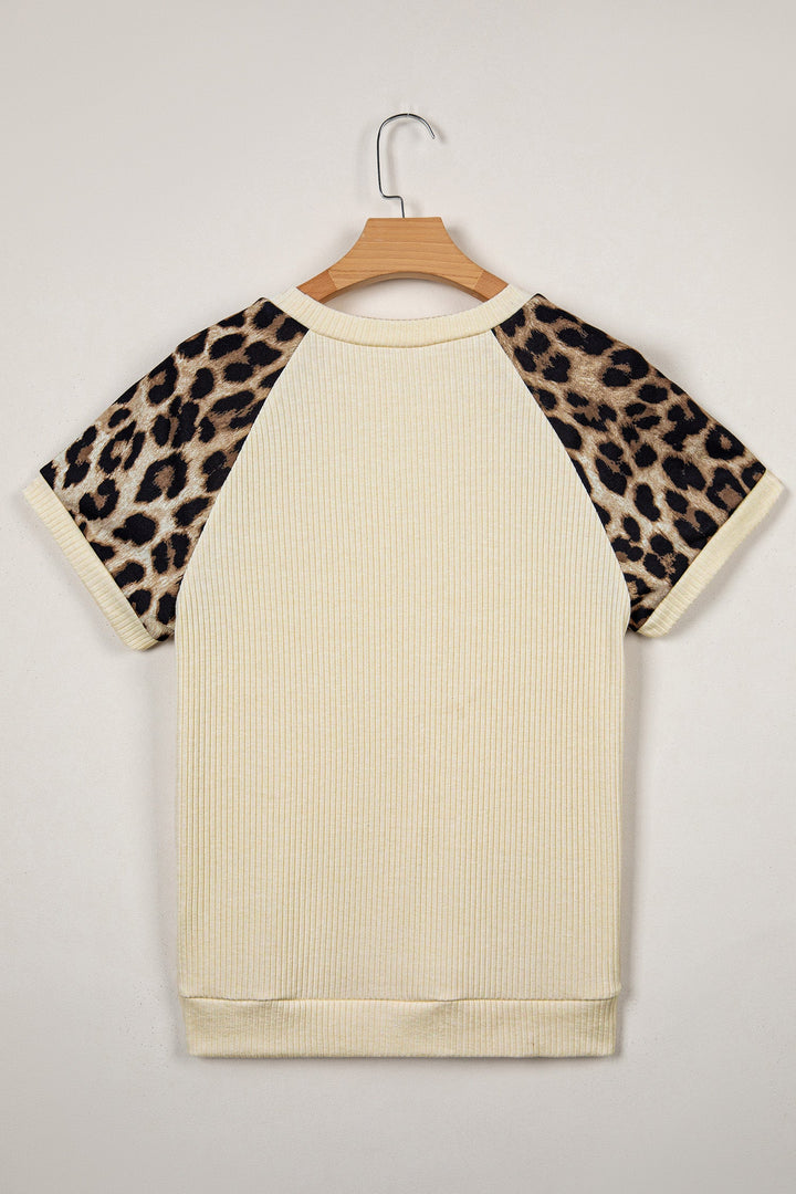 Keily Contrast Sleeve Loose Tee