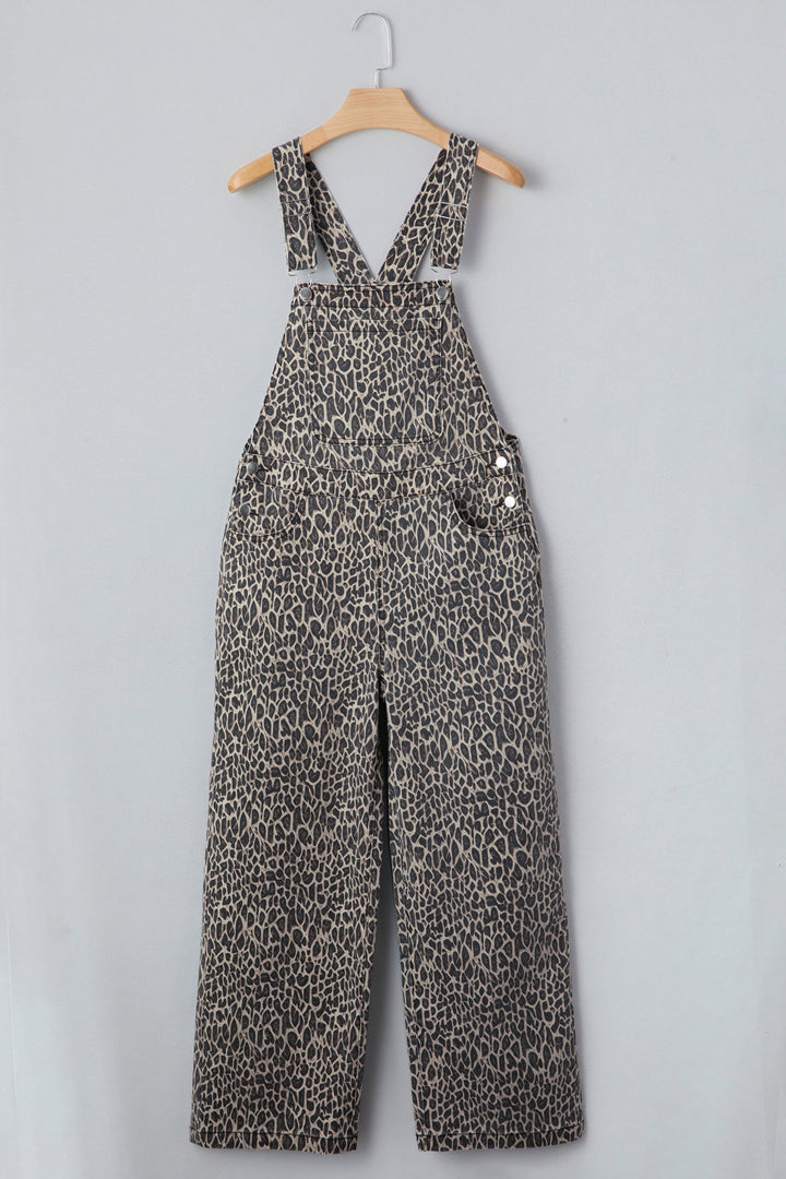Soleil Leg Loose Overall Jumpsuit