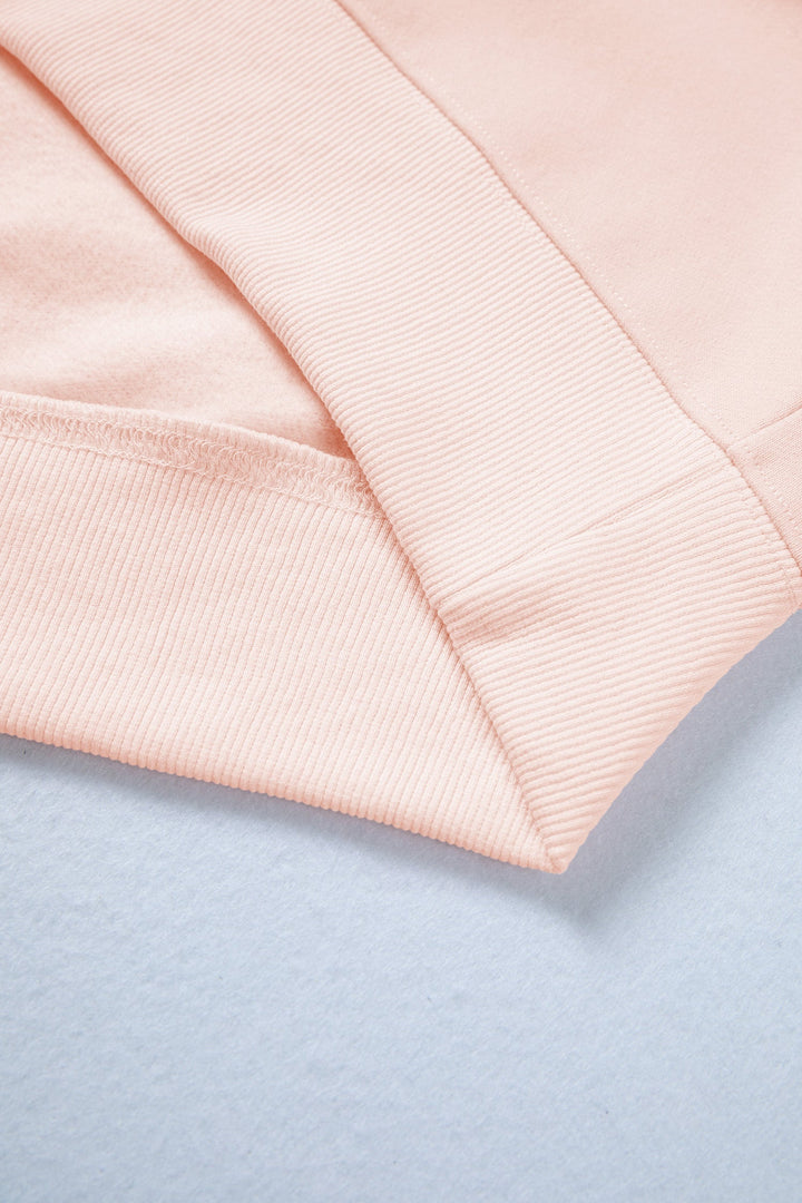 Blessed Embroidered Mock Sweatshirt