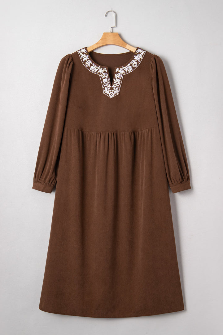 Hallie High Waist Midi PLUS Dress
