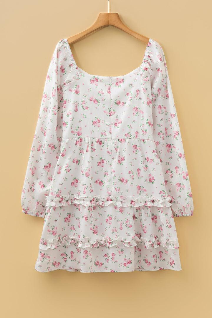 Lottie Detail Flared Mini Dress