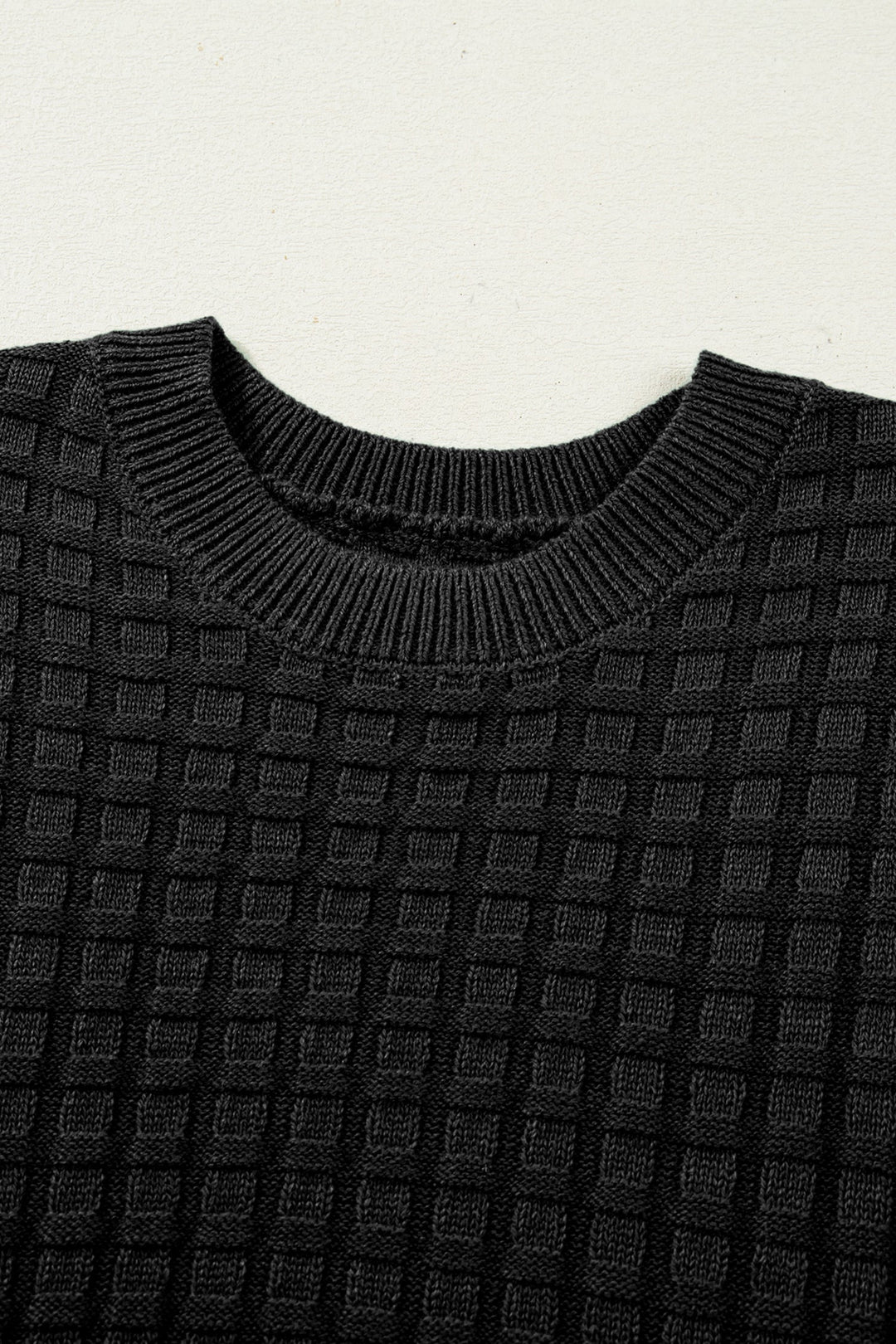 Marina Textured Short Sleeve Sweater