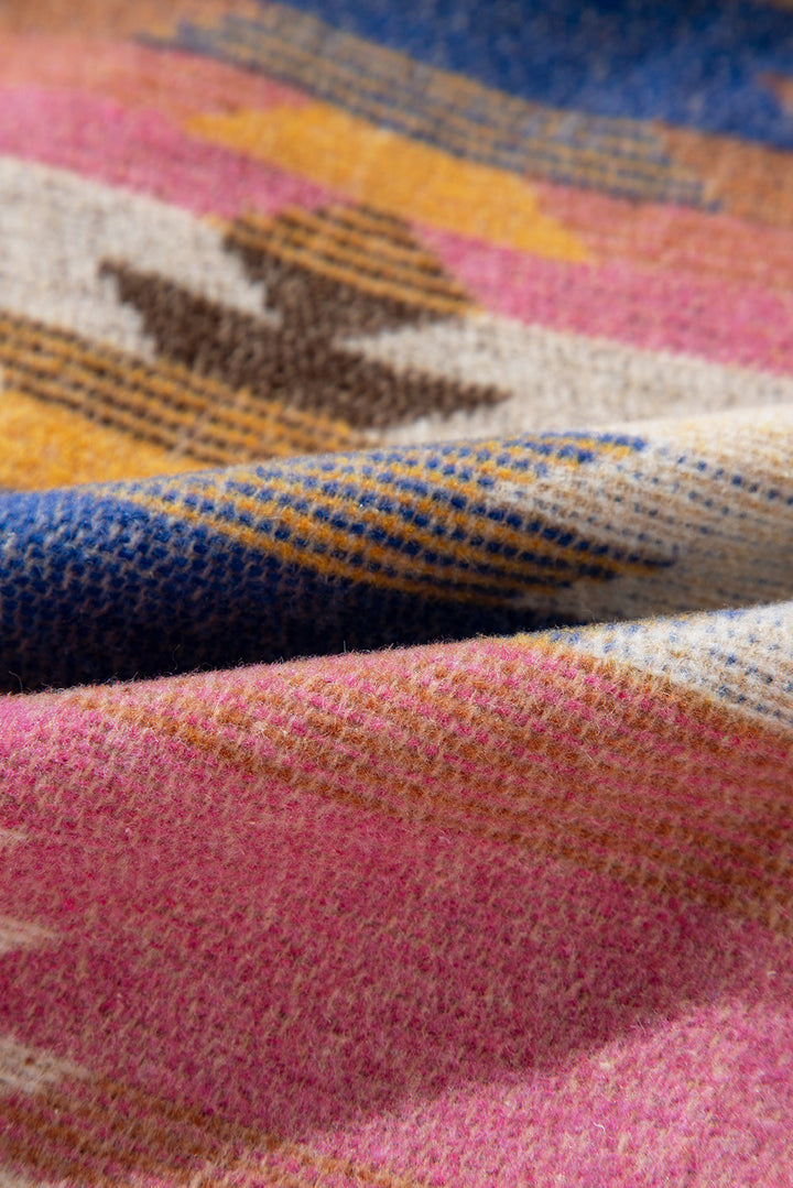 Laney aztec Print Up Shacket