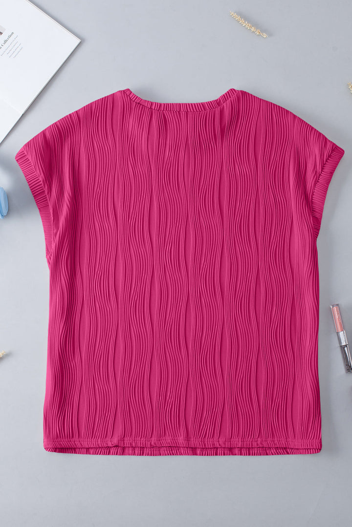 Clover Color Wavy Textured PLUS Tee