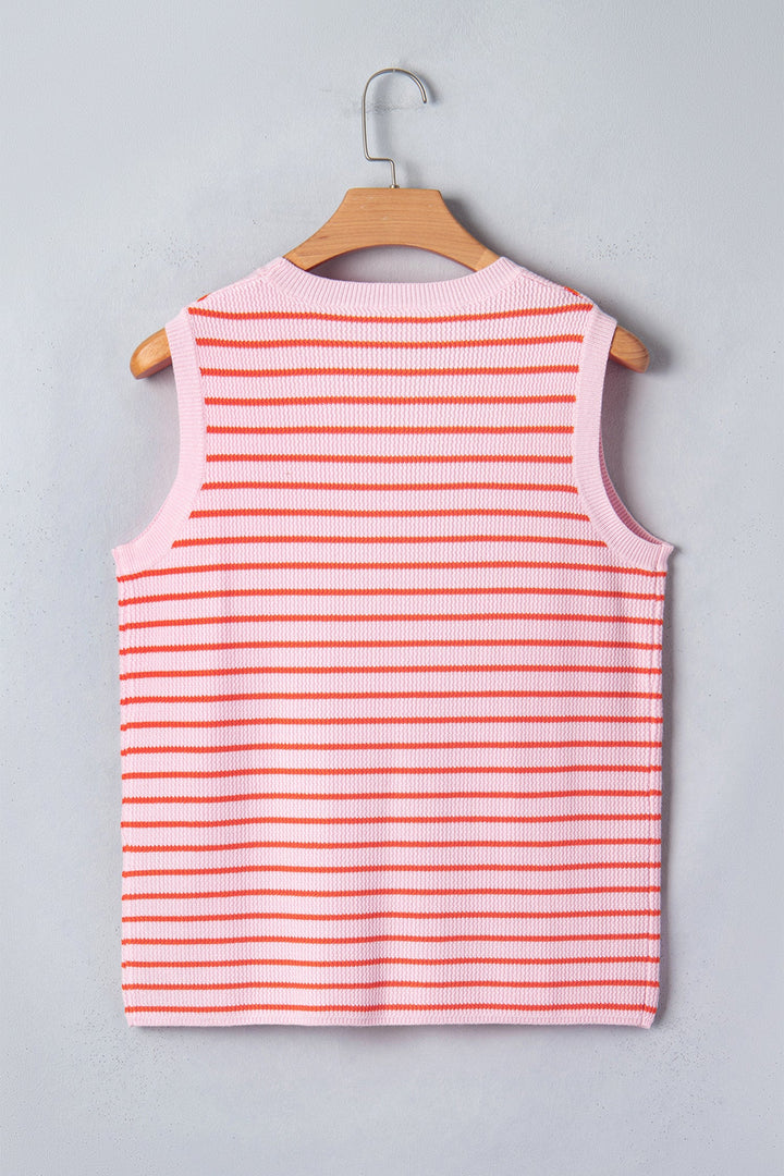 Ayleen Knit Sleeveless Casual Sweater
