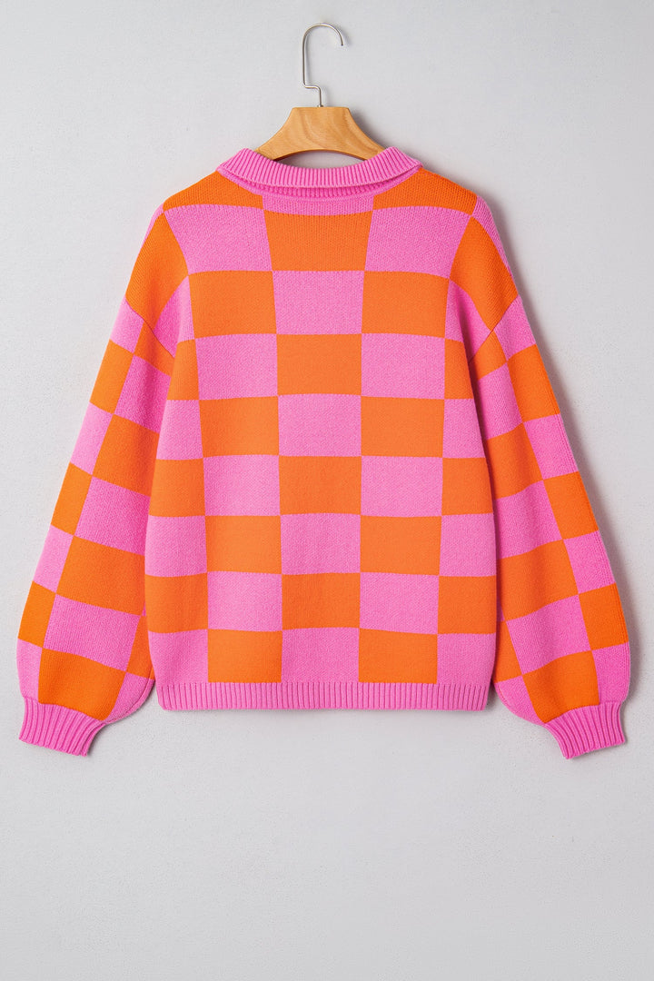 Meredith Polo Collar Baggy Sweater