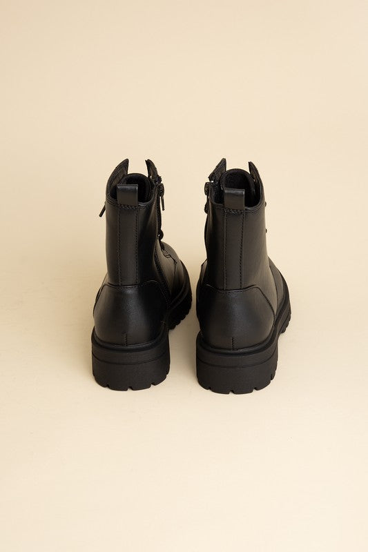 Epsom Lace-Up Combat Boots