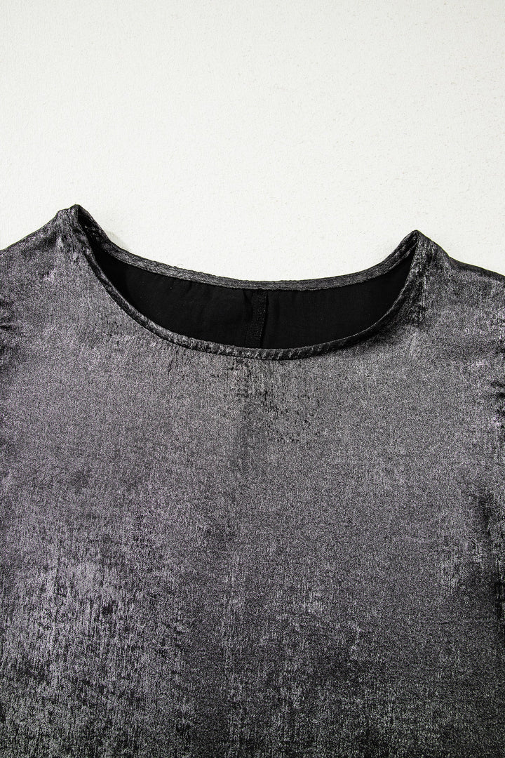 Amelia Ruffle Trim Sleeveless Top