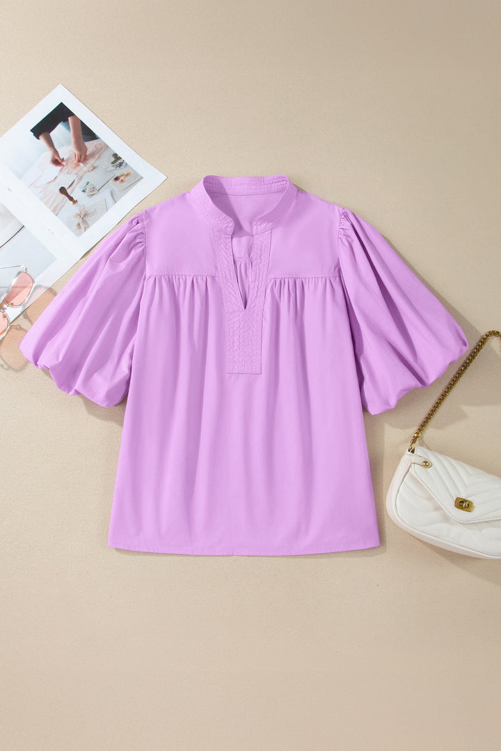 Reese Puffy Half Sleeve Blouse