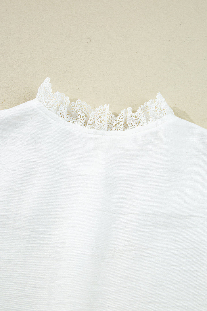 Ivy Patchwork Stand Loose Shirt