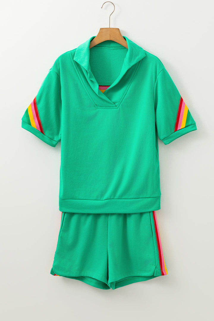 Anaya Collared Short Sleeve Top