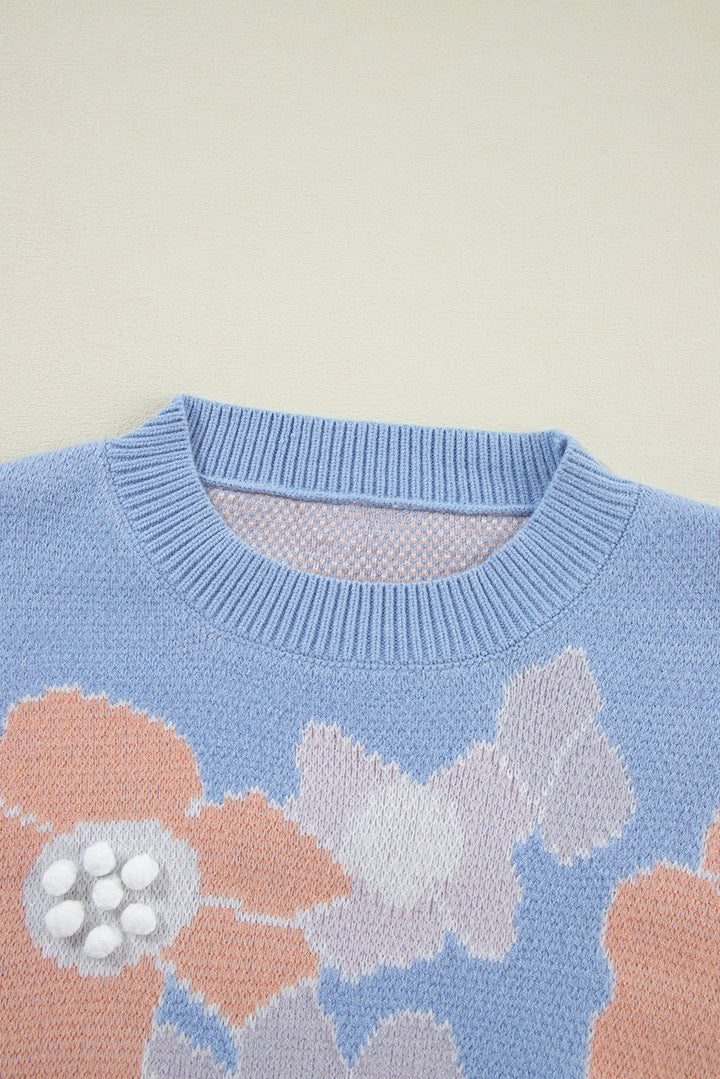Zelda Drop Shoulder Knitted Sweater