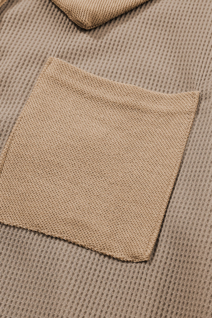 Bianca Waffle Knit Long Sleeve Top