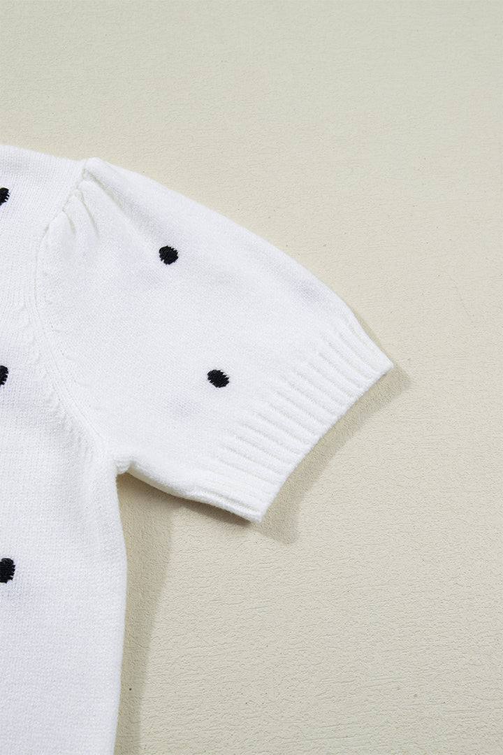 Azariah Bubble Short Sleeve Sweater