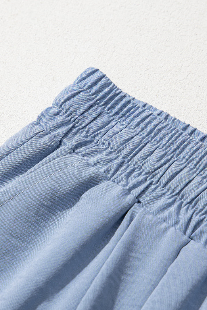 Sawyer Waistband Pleated Loose Pants