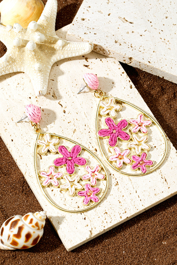 Marley Plaited Plated Waterdrop Earrings