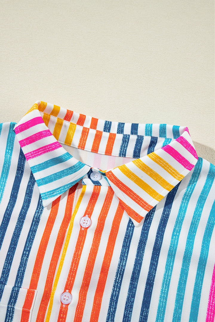 Winter Drop Shoulder Loose Shirt