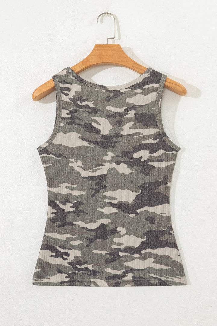 Wrenley Ribbed Knit Tank Top