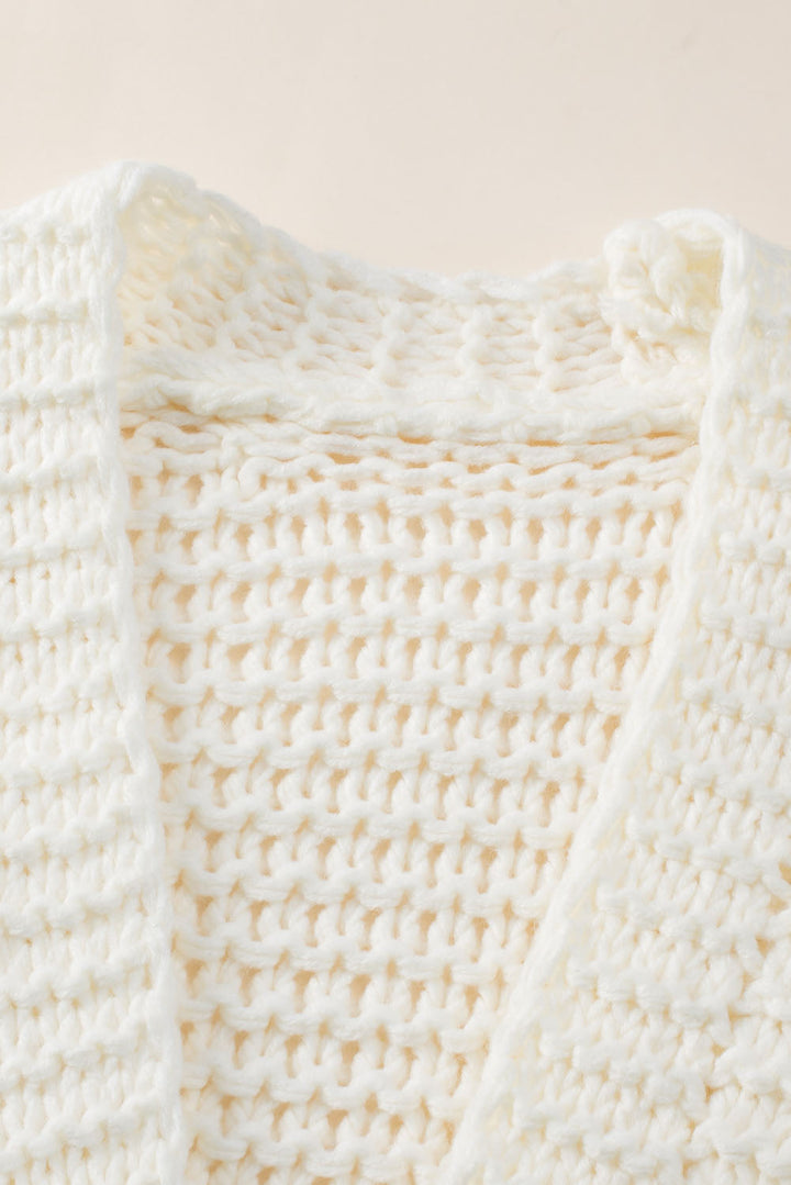 Oakley Shoulder Puff Sleeve Cardigan