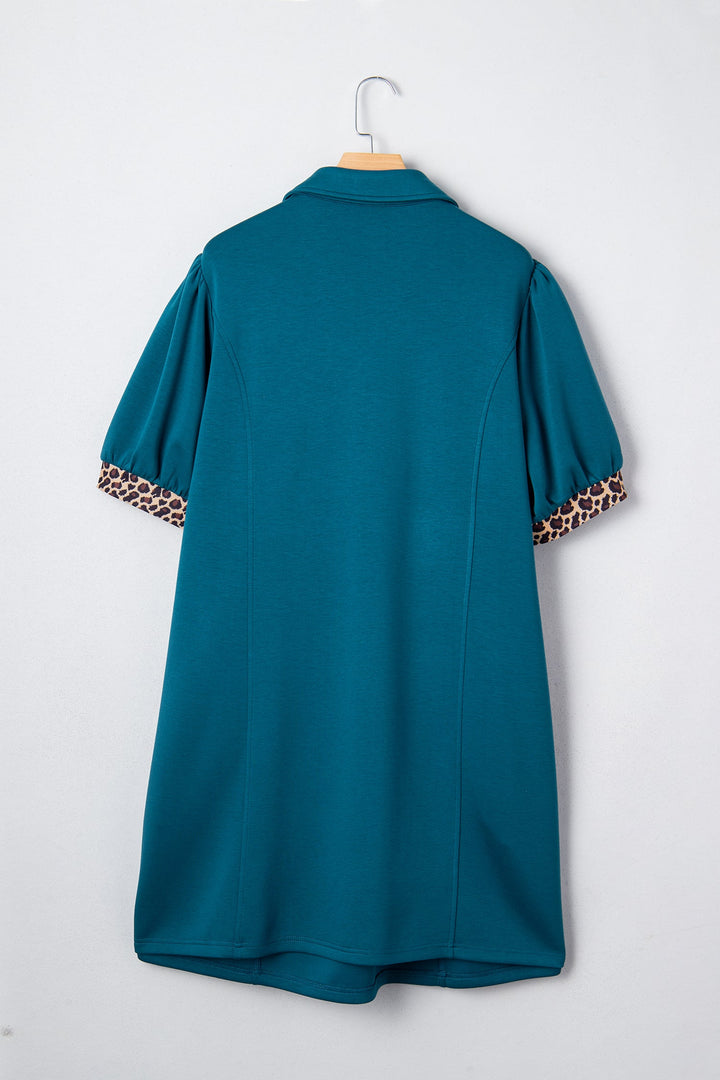 Keily Zip Collared Mini PLUS Dress