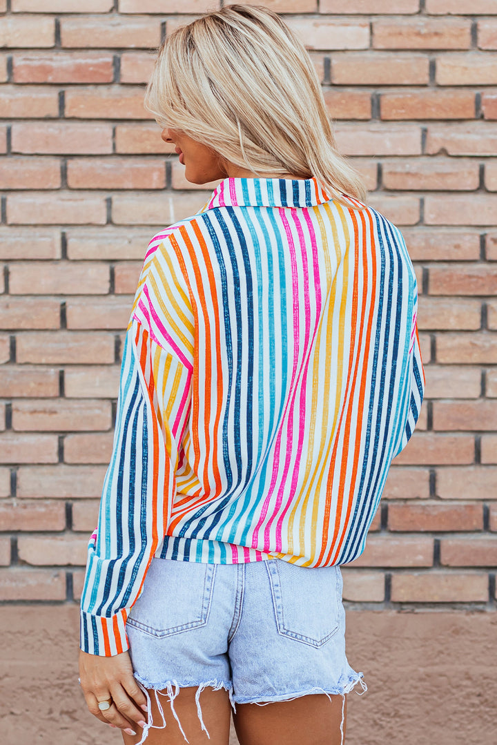 Winter Drop Shoulder Loose Shirt