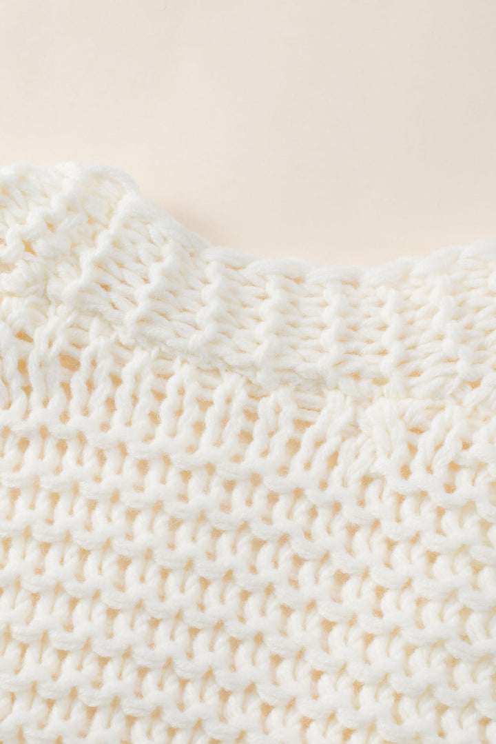 Oakley Shoulder Puff Sleeve Cardigan