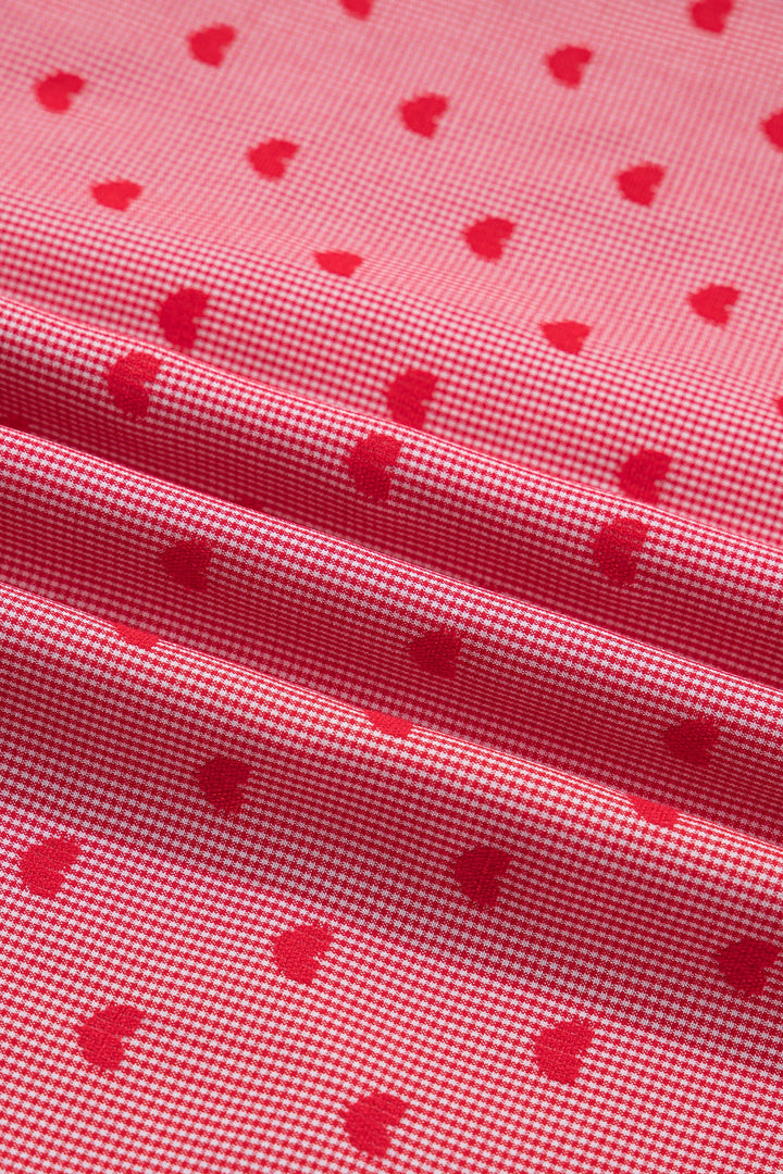 Charlie Sleeve Loose Valentine Shirt