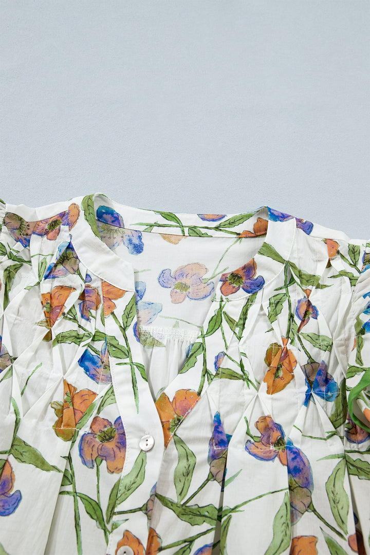 Kaliyah Binding Tape Cotton Blouse